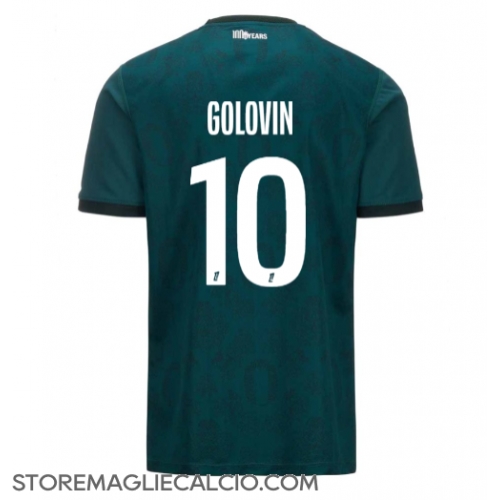 AS Monaco Aleksandr Golovin #10 Maglia Gara Trasferta Repliche 2024-25 Maniche Corte AS Monaco Aleksandr Golovin #10 Maglia Gara Trasferta Repliche 2024-25 Maniche Corte